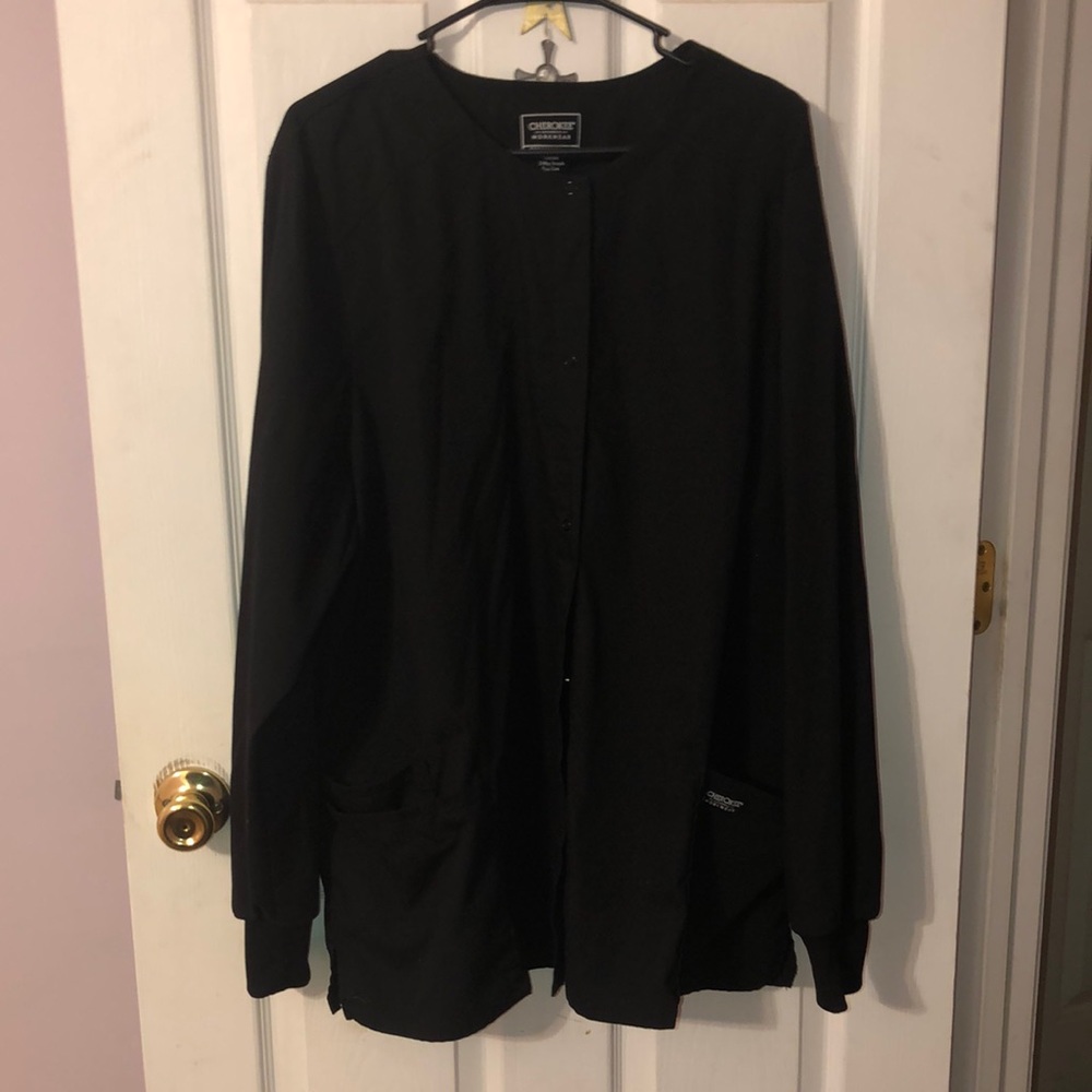 Cherokee black lab coat size 2XL